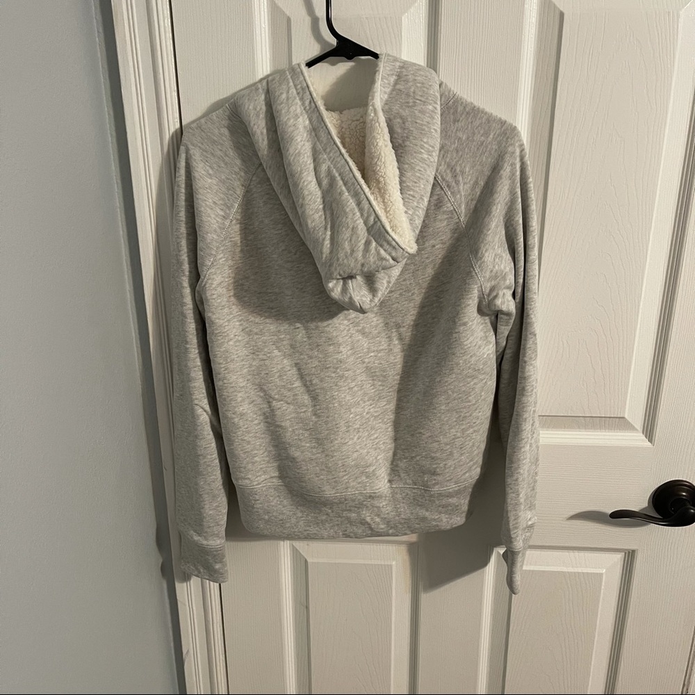 Gap Sherpa Lined Jacket, Gray, Size S - Picture 4 of 5